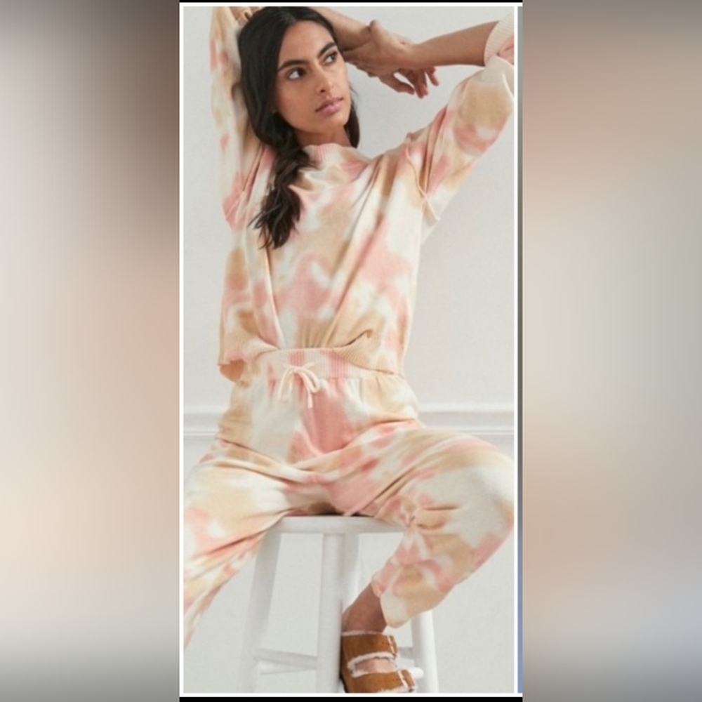 Saturday Sunday Anthropologie Augusta Tie Dye Pullover Knit Sweater Size…